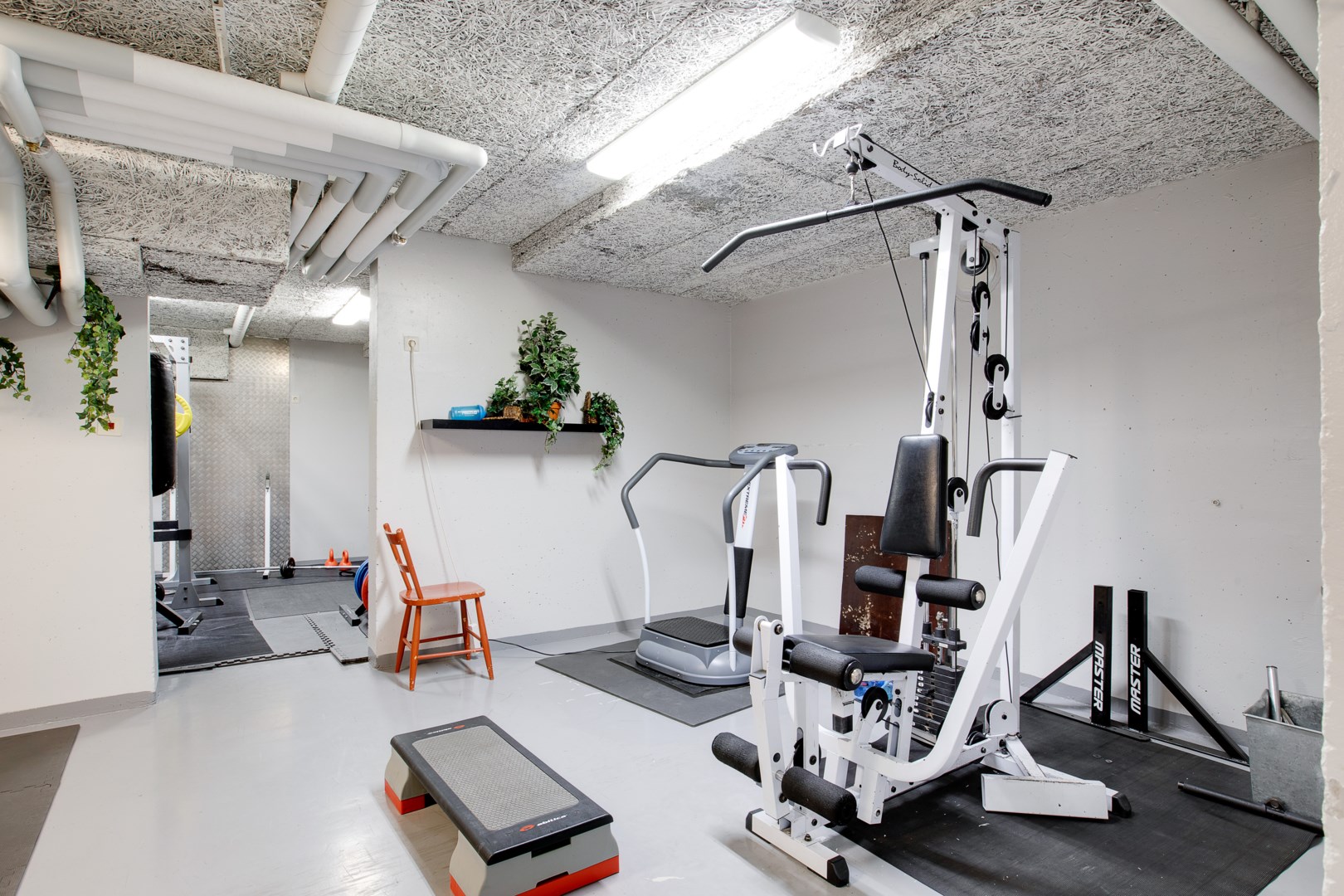 Föreningens gemensamma gym/bastu/solarium