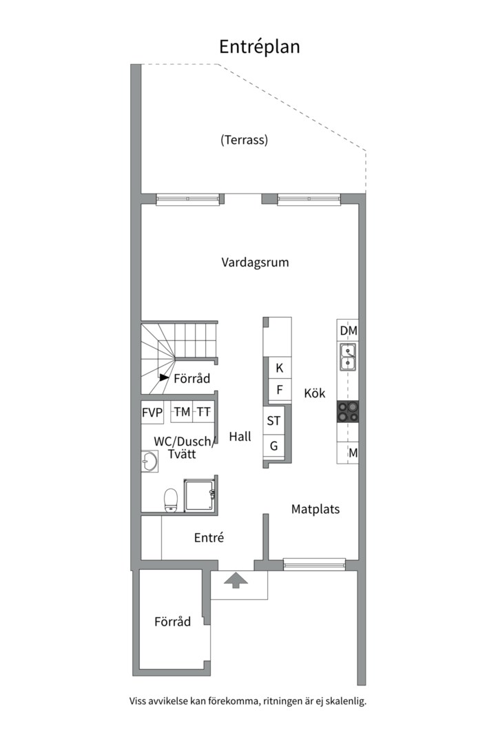 Planlösning från Hildur Ottelinsgatan 12H, Såld i Luthagen, Uppsala