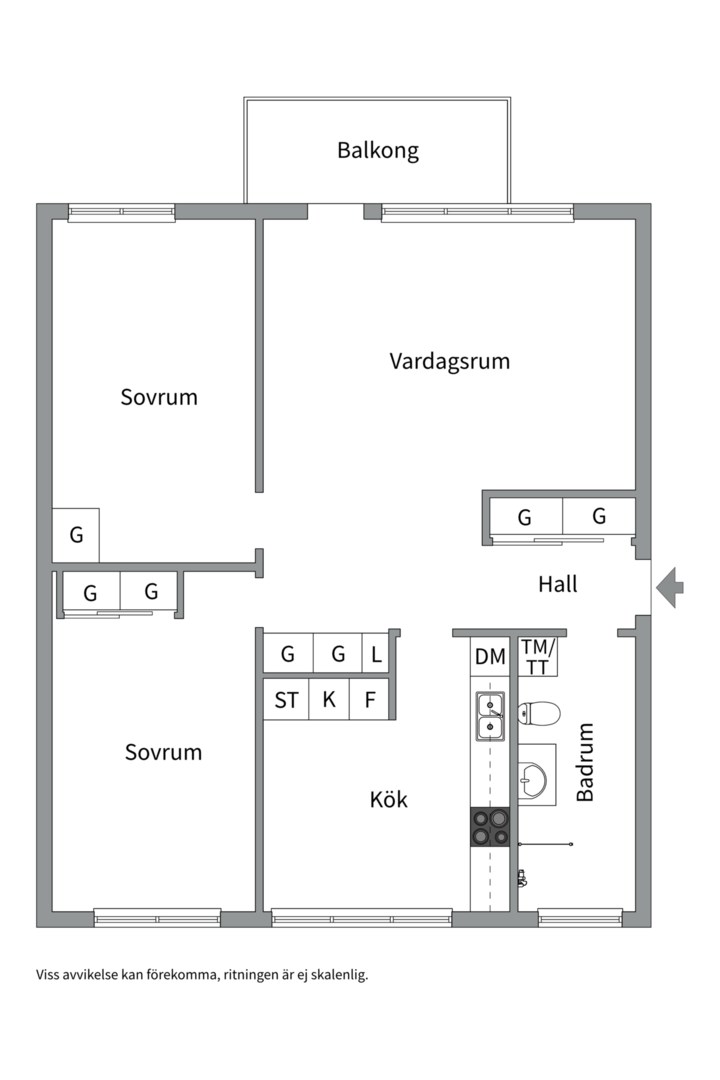 Planlösning från Ljuskärrsvägen 92, Kommande i Ljuskärrsberget - Saltsjöbaden, Nacka