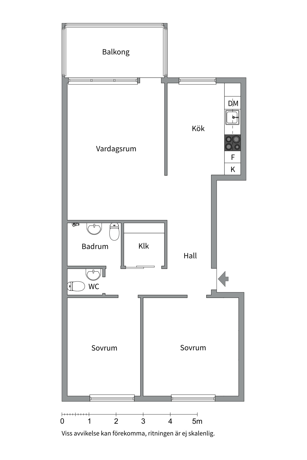 Bostadsbild från Polstjärnegatan 35, Såld i Vetterstorp, Västerås
