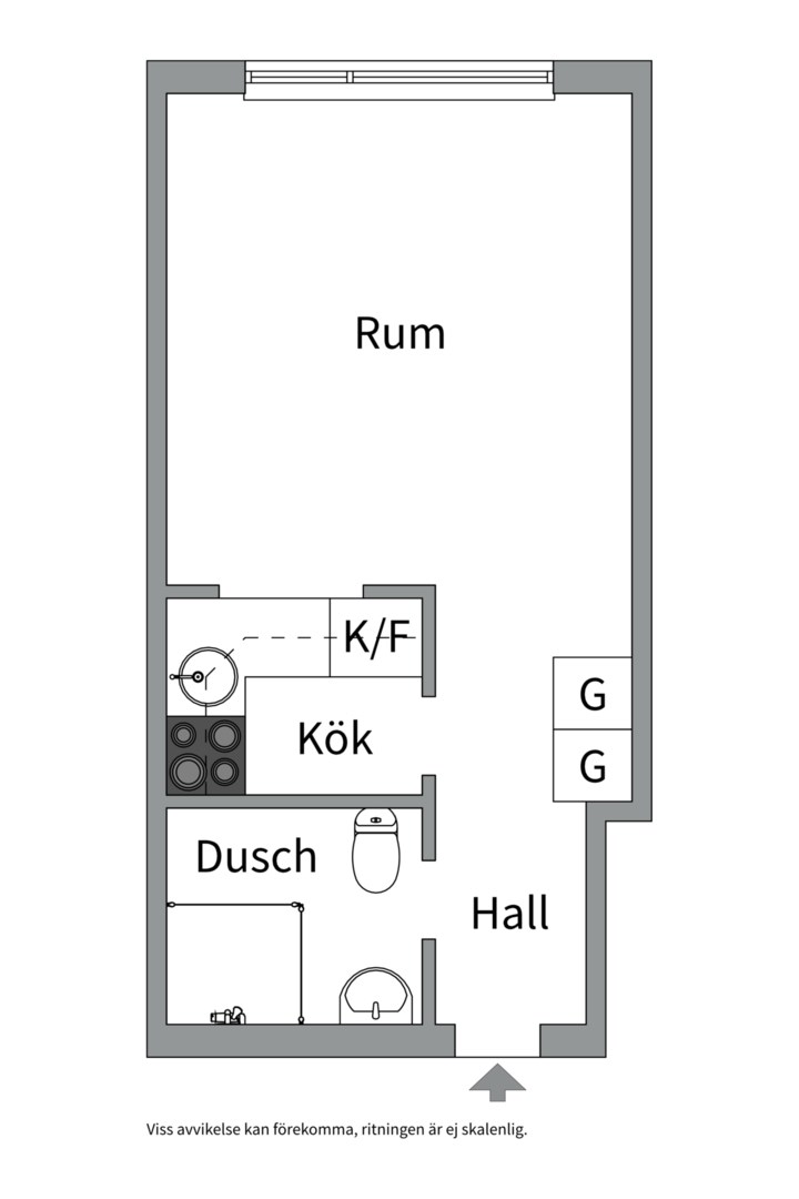 Planlösning från Stagneliusvägen 23, Såld i Kungsholmen - Fredhäll, Stockholm