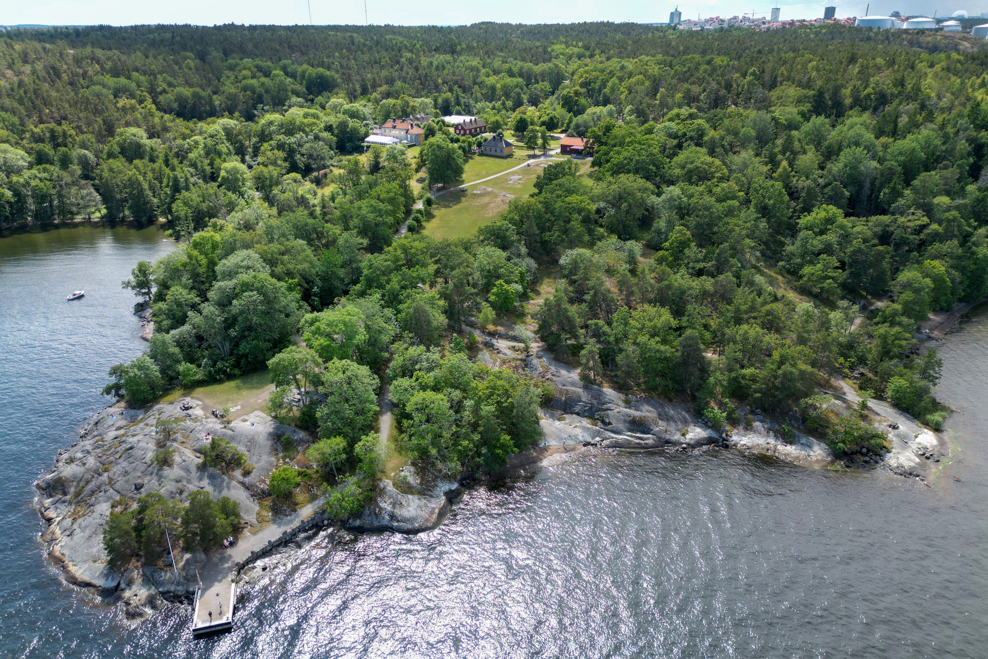 Bostadsbild från Fabrikörvägen 11, Kommande i Nacka Strand, Nacka
