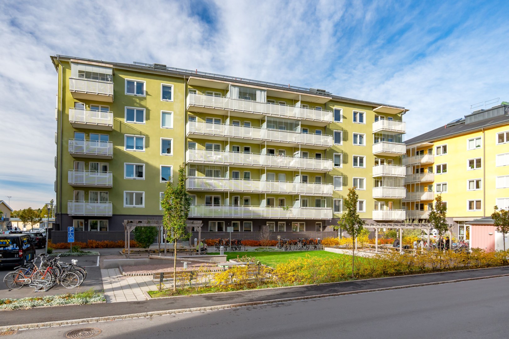 Bostadsbild från Kantorsgatan 5, Kommande i Kapellgärdet, Uppsala