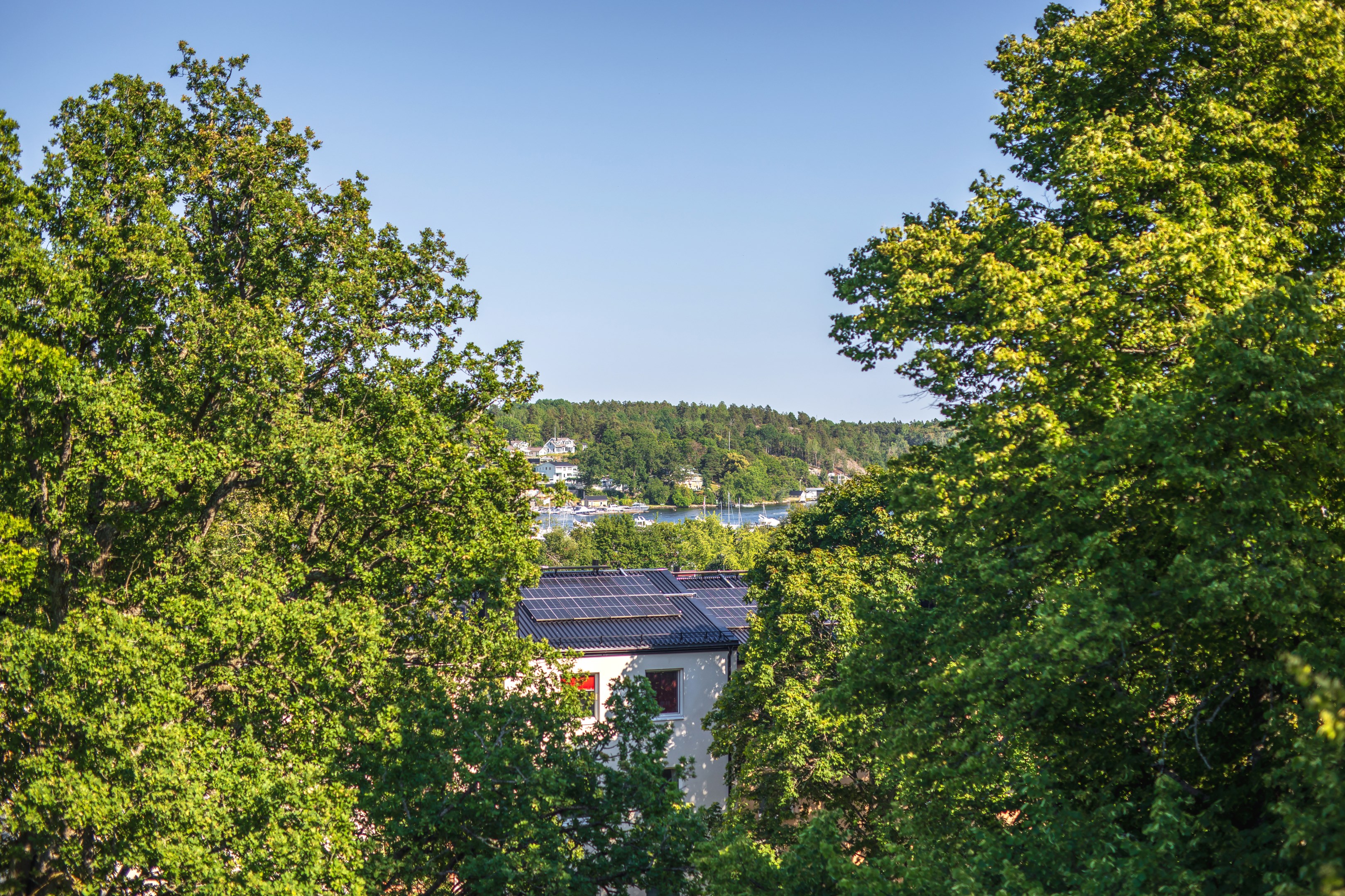 Bostadsbild från Beckasinvägen 37, Kommande i Saltängen, Nacka