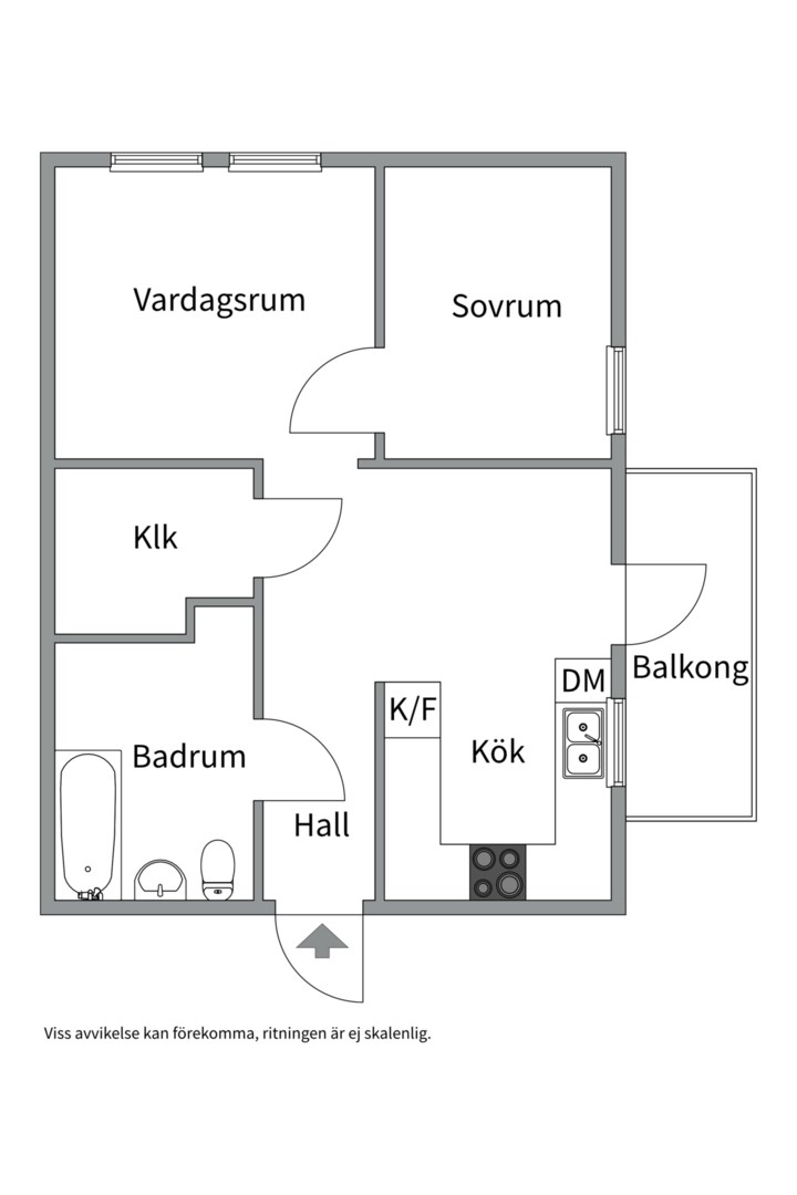 Planlösning från Ormingeringen 30B, Såld i Västra Orminge, Nacka