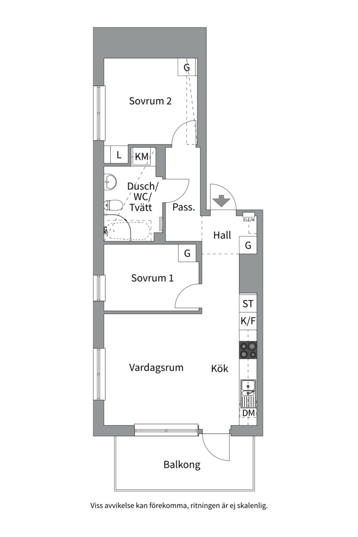 Planlösning från Tollareslingan 18, Kommande i Tollare, Nacka