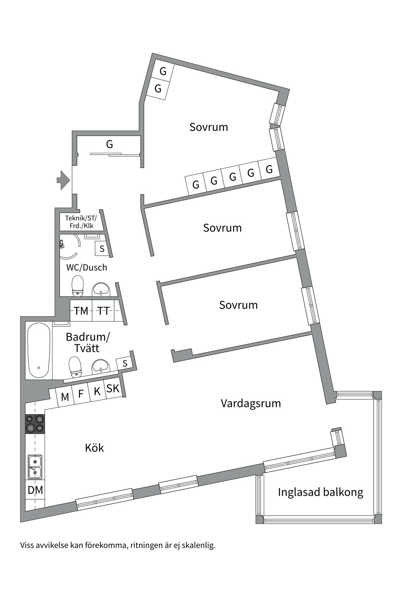 Bostadsbild från Finnbergsvägen 64, Såld i Finnberget, Nacka