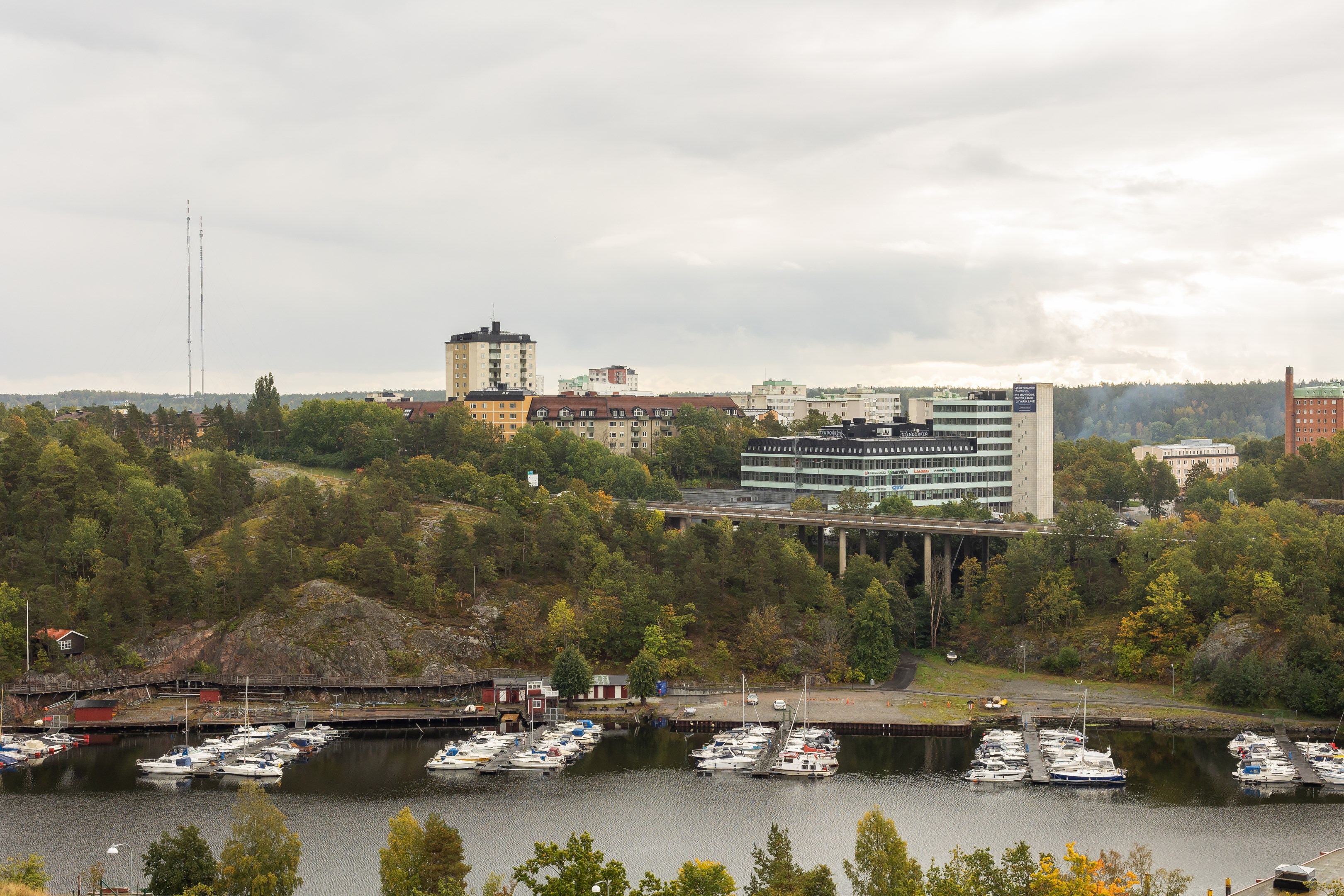 Bostadsbild från Finnbergsvägen 64, Såld i Finnberget, Nacka