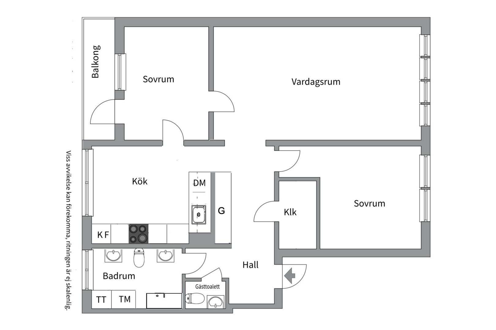 Planlösning från Henriksdalsringen 123, Såld i Henriksdalsberget, Nacka