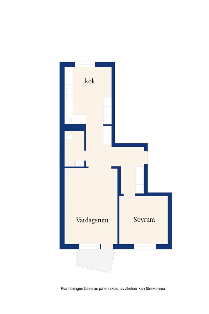 Planlösning från Tullingebergsvägen 18, Såld i G:a Tullingeberg, Botkyrka