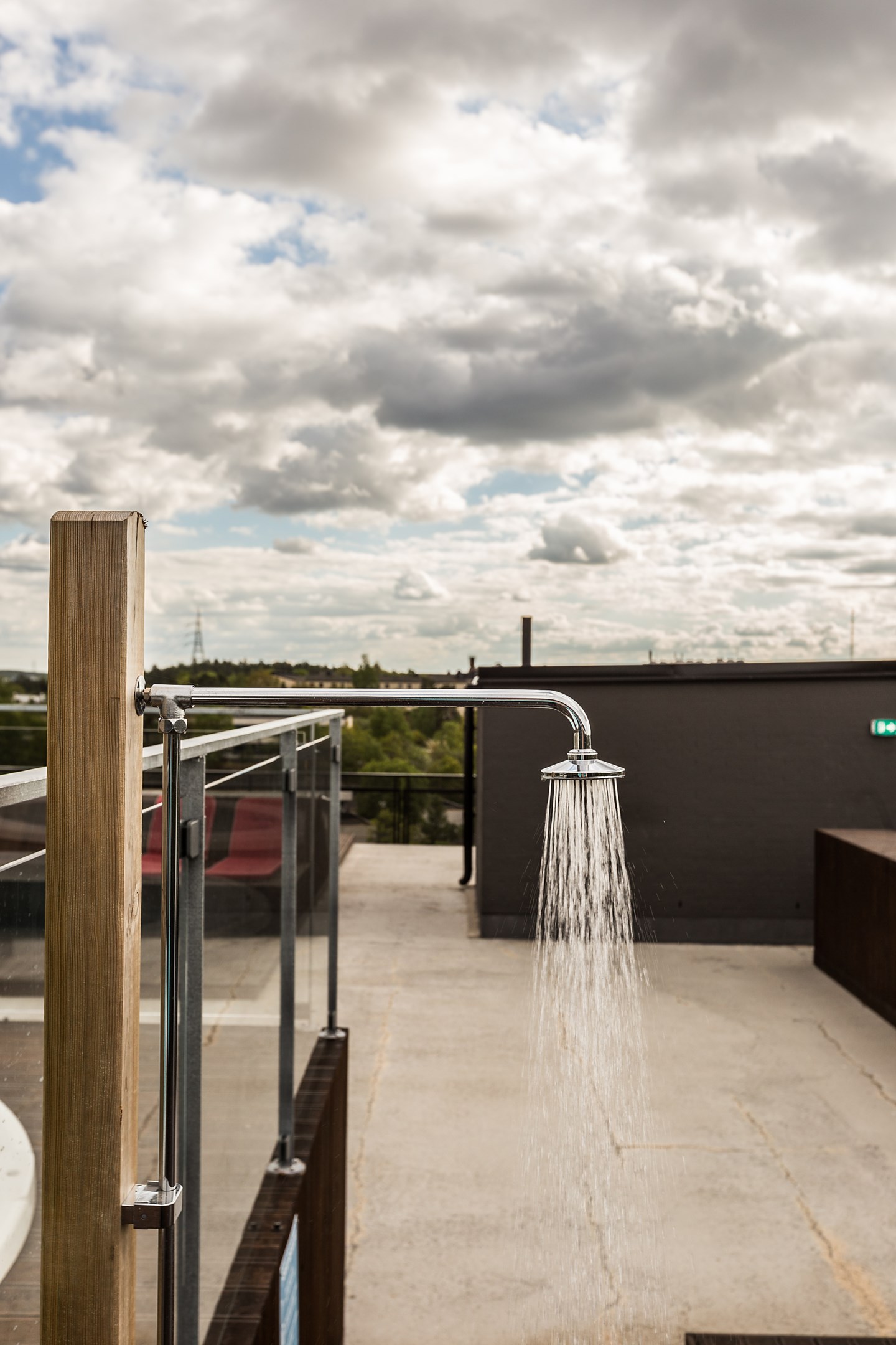 Från föreningens takterrass