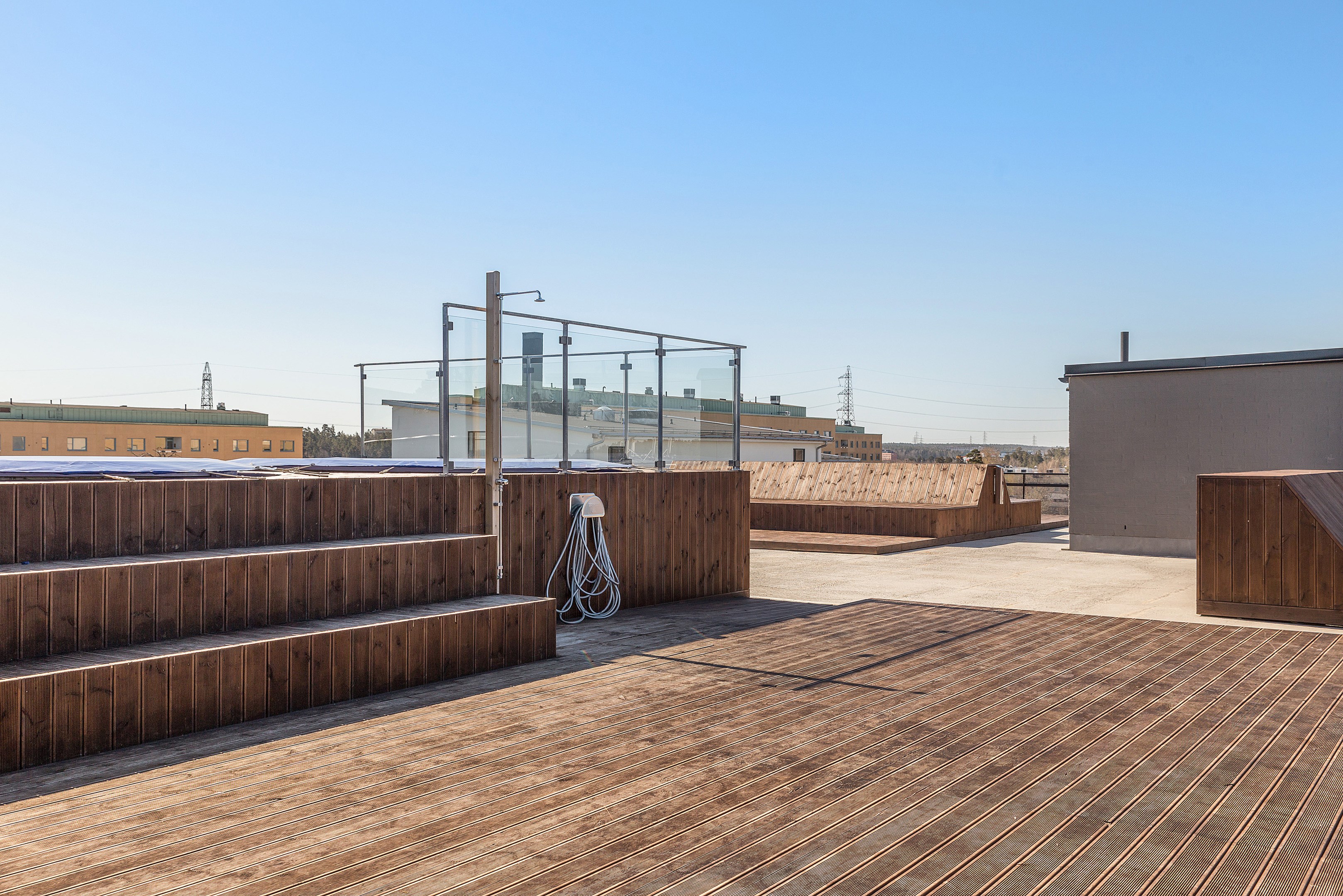 Från föreningens takterrass