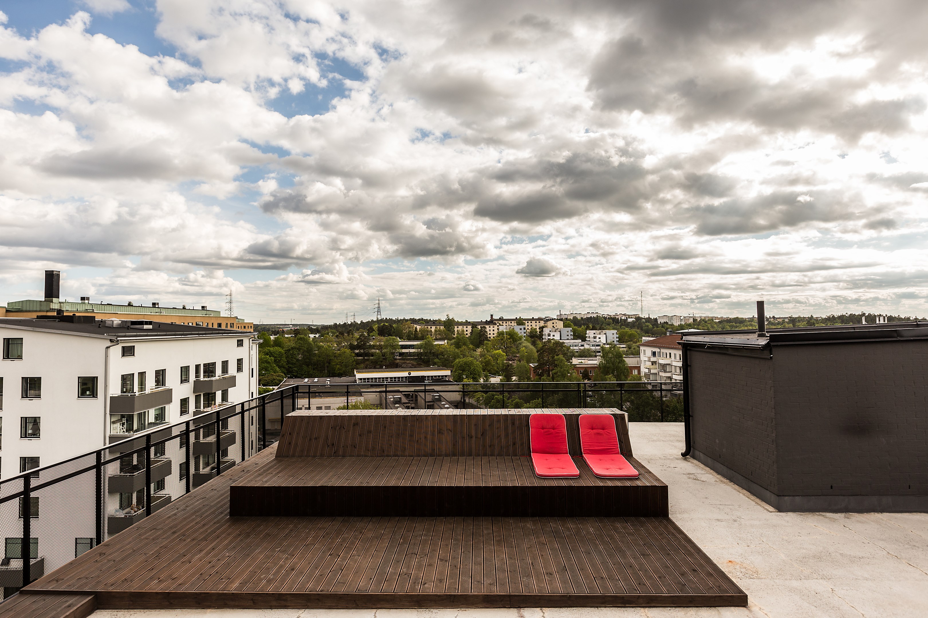 Från föreningens takterrass