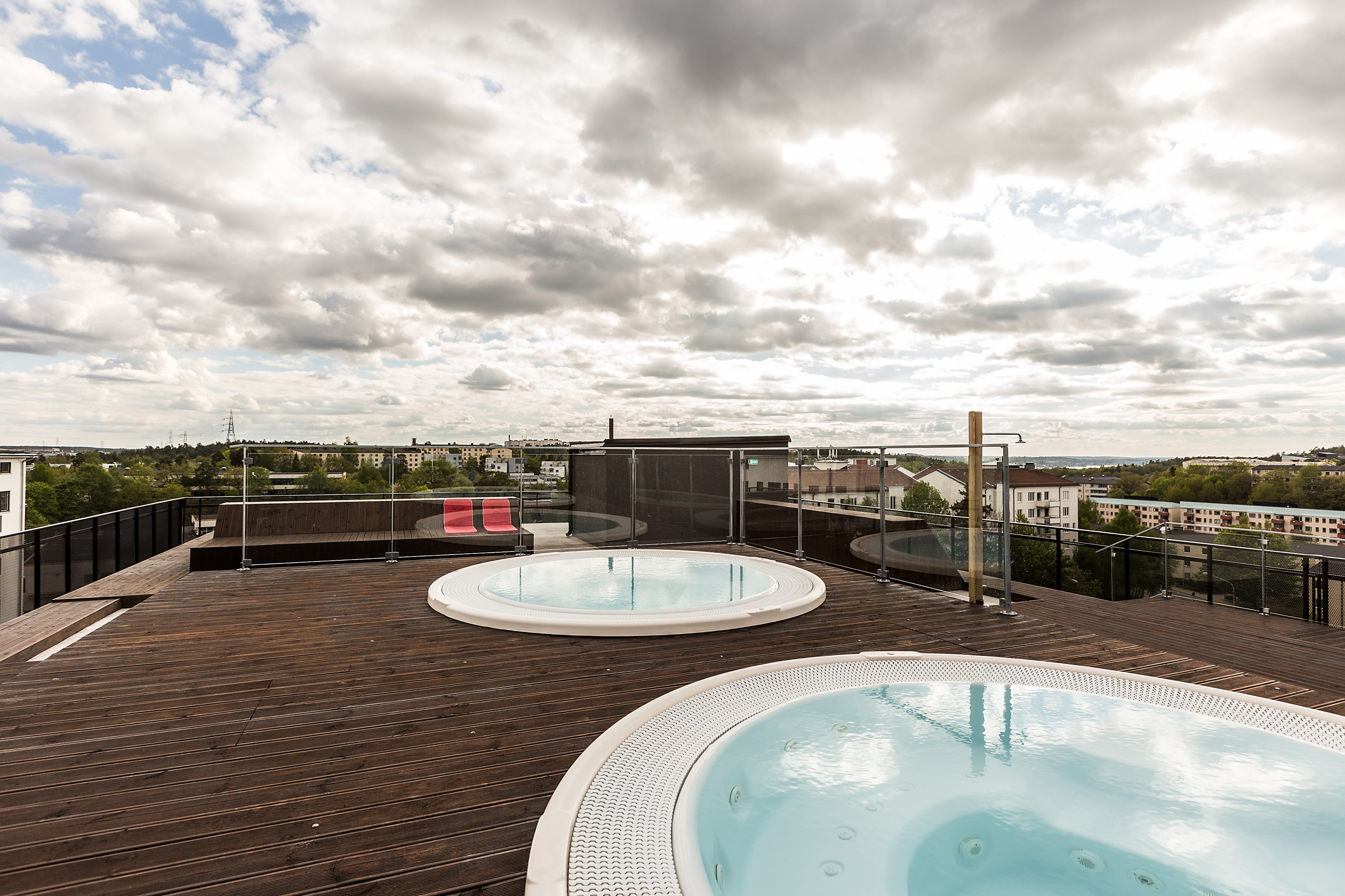 Från föreningens takterrass