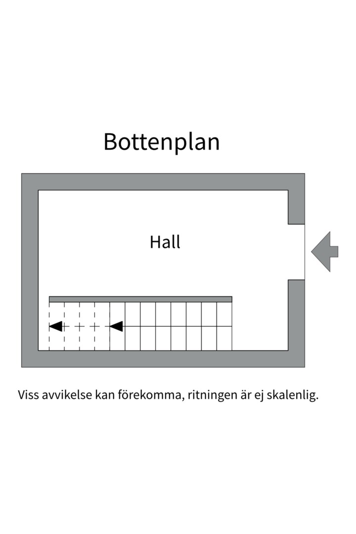 Planlösning från Vangsbyvägen 38, Kommande i Vänge, Uppsala