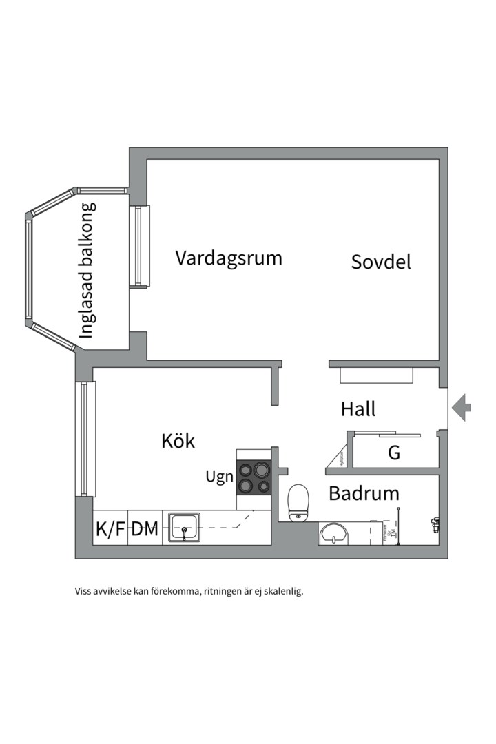 Planlösning från Alphyddevägen 47, Kommande i Alphyddan, Nacka