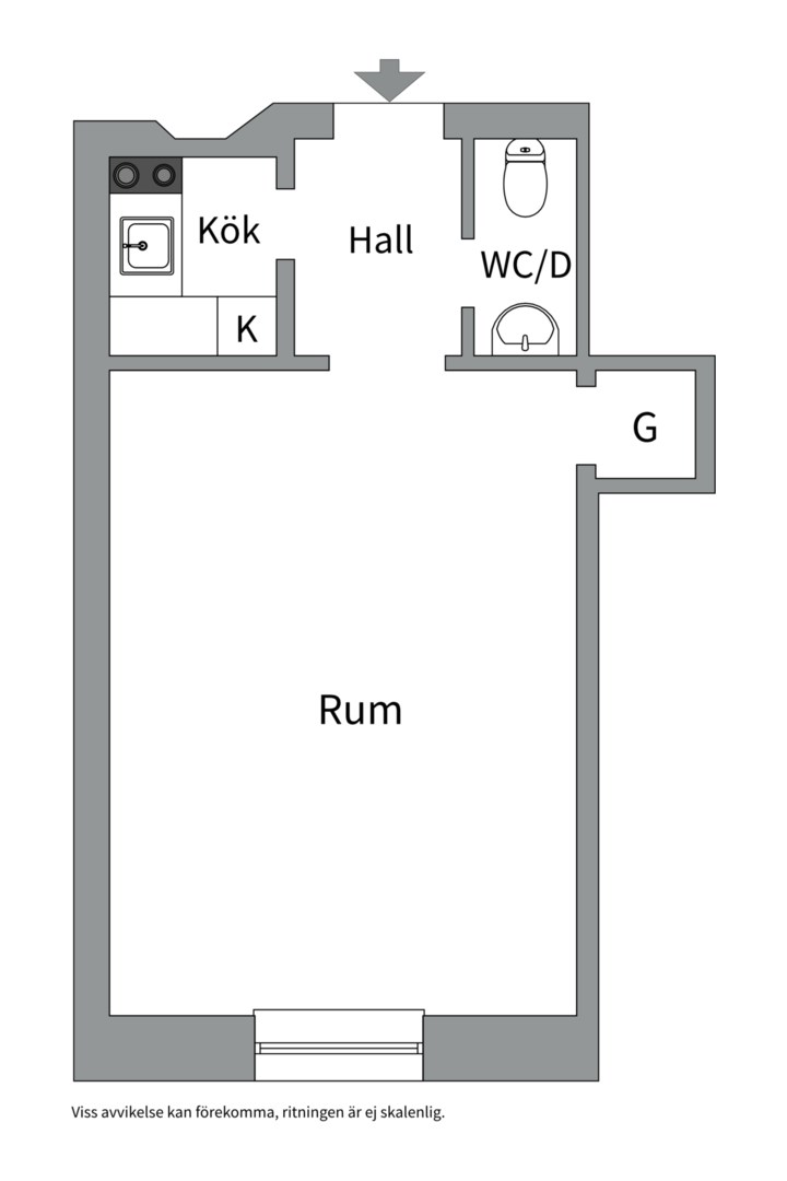 Planlösning från Bergsgatan 20, 2 tr, Såld i Kungsholmen - Rådhuset, Stockholm