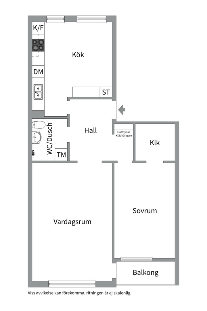 Planlösning från Gröna gatan 27B, Till salu i Salabacke, Uppsala