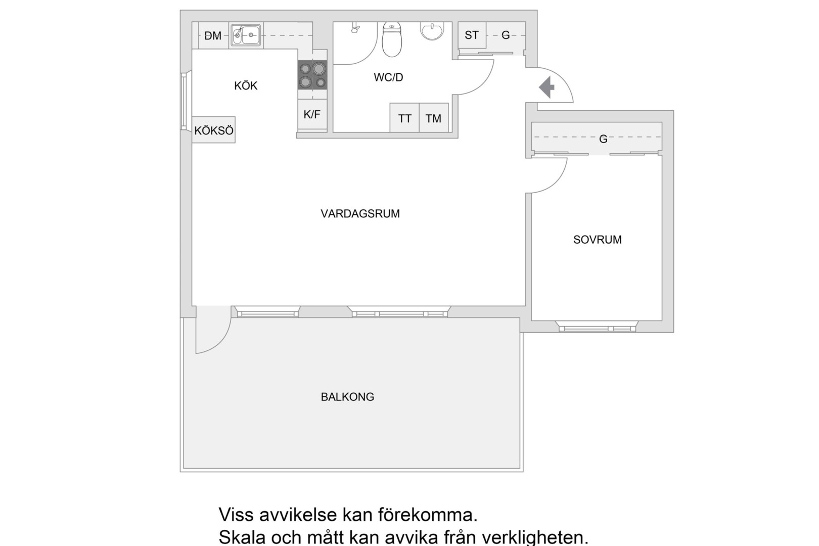Planlösning från Annelundsstigen 5, 2 tr, Till salu i Mörtnäs, Värmdö