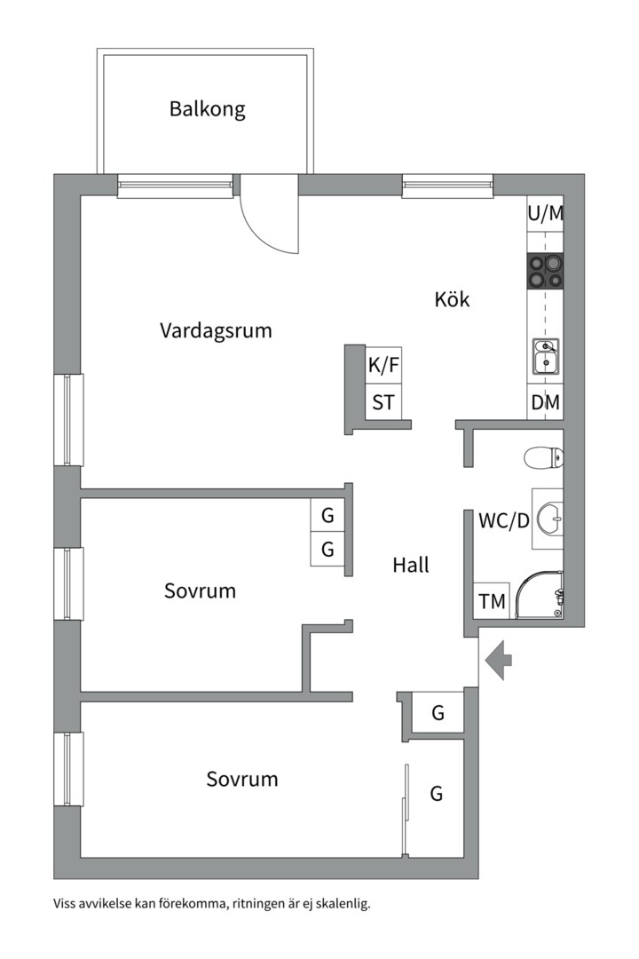 Planlösning från Fasanvägen 30, Kommande i Saltängen, Nacka