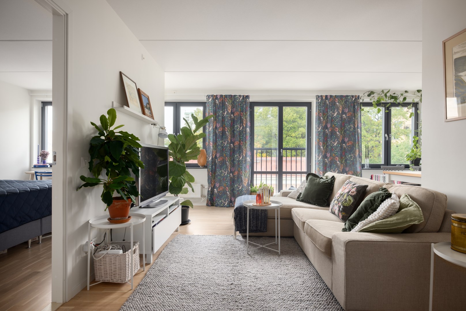 Bostadsbild från Winborgs Väg 21, Kommande i Järla sjö, Nacka