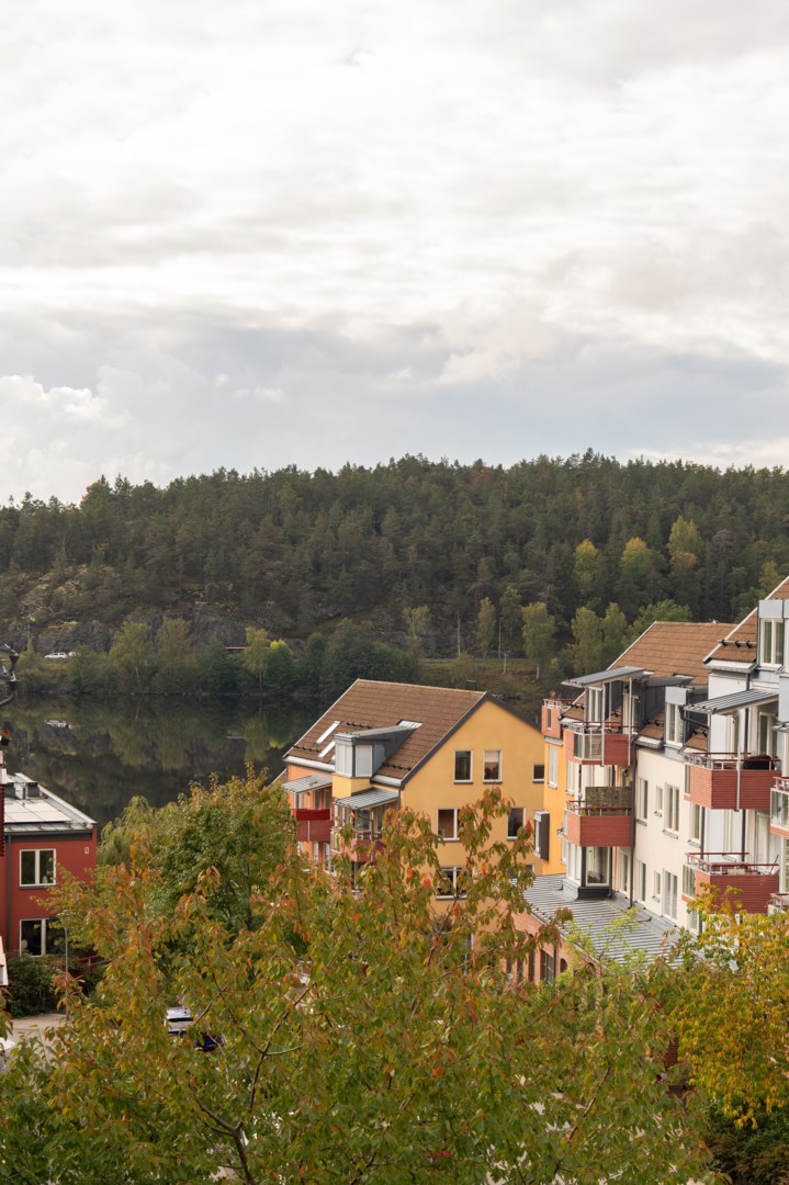 Bostadsbild från Winborgs Väg 21, Kommande i Järla sjö, Nacka