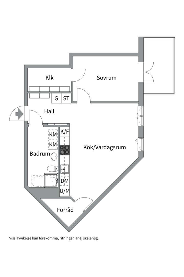 Planlösning från Nya gatan 9, Kommande i Nacka Forum, Nacka