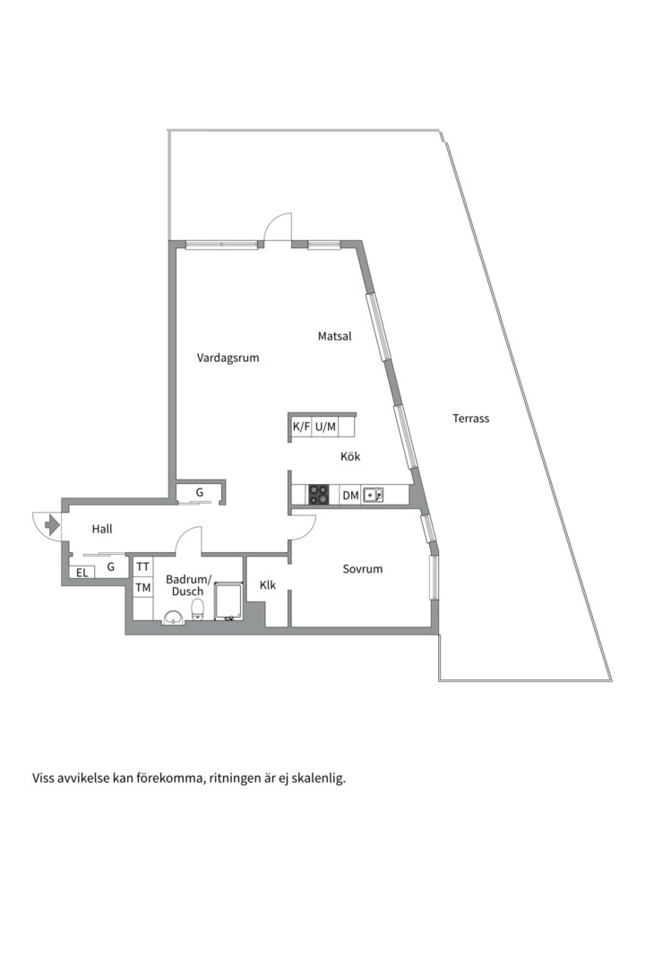 Planlösning från Sjökvarnsbacken 6, Till salu i Saltsjöqvarn, Nacka