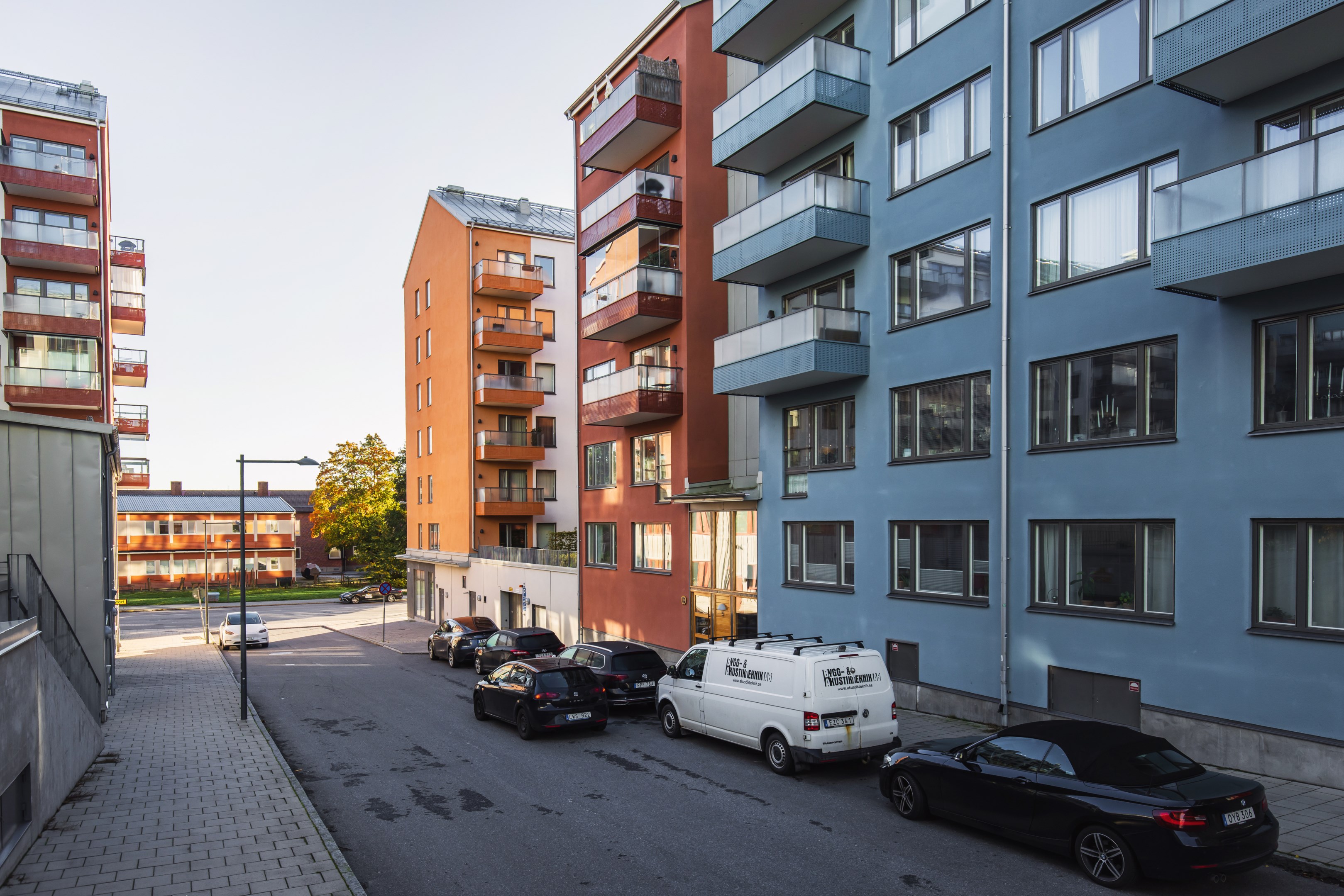 Bostadsbild från Hållövägen 5, Kommande i Enskededalen, Stockholm