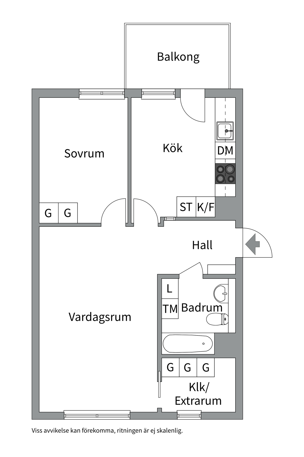Bostadsbild från Buddes gränd 10, Kommande i Järla sjö, Nacka