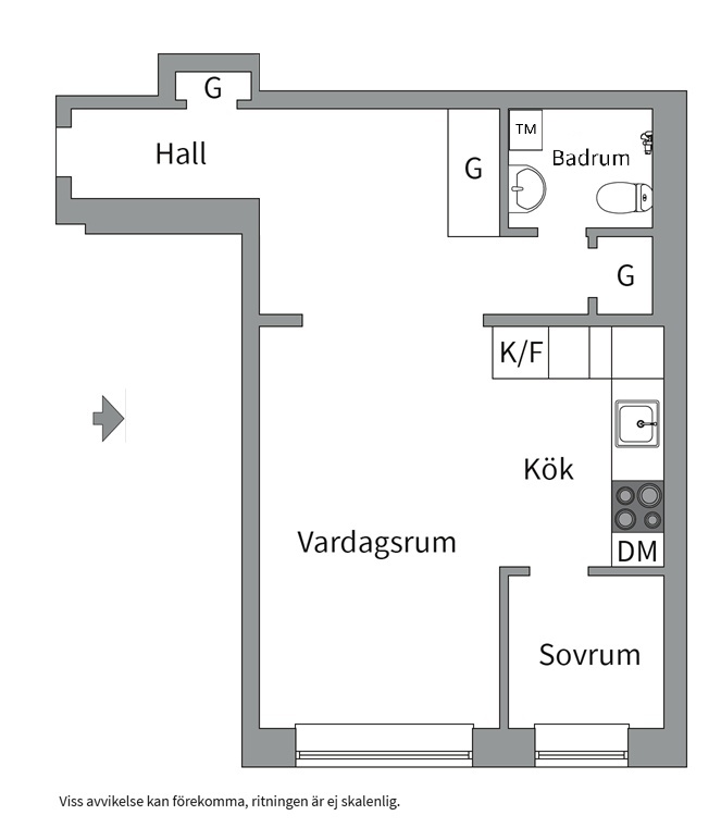 Planlösning från Vitalisvägen 11, Kommande i Kungsholmen - Fredhäll, Stockholm