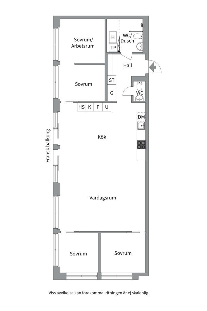 Planlösning från Fabrikörvägen 10A, Till salu i Nacka Strand, Nacka