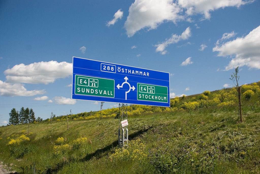 Nära påfart till E:4an