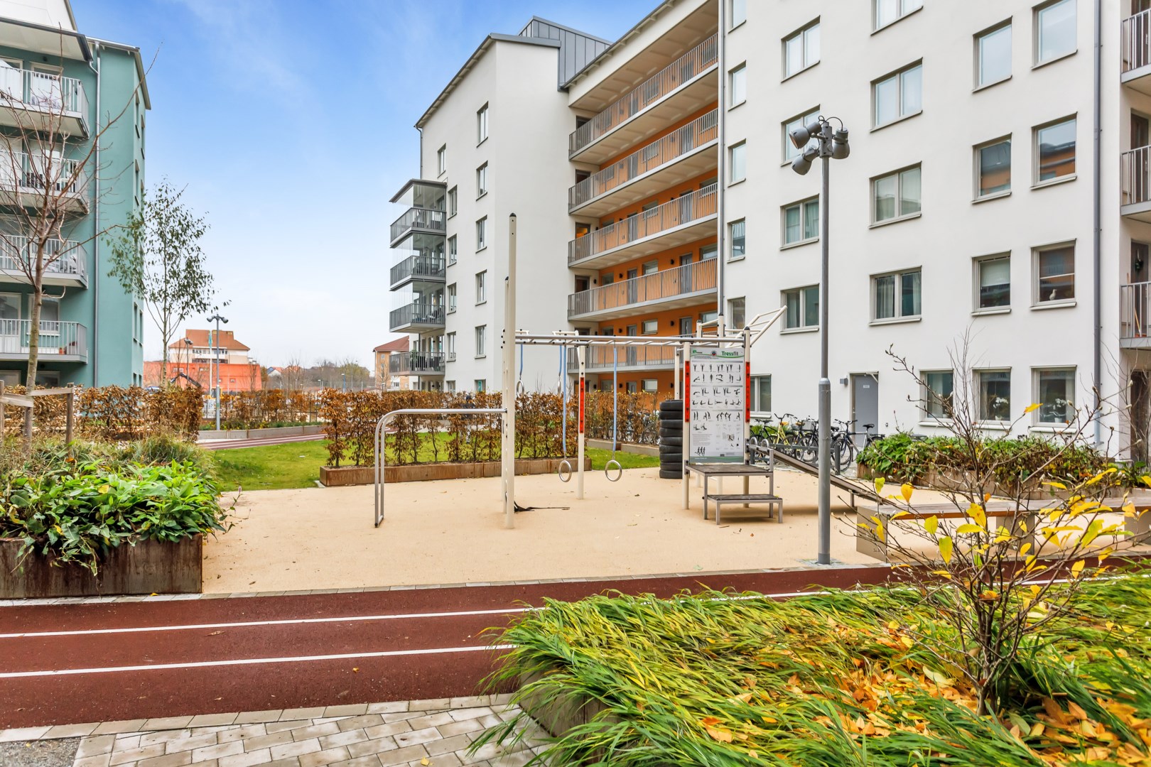 Bostadsbild från Orgelgatan 16, Kommande i Kapellgärdet, Uppsala