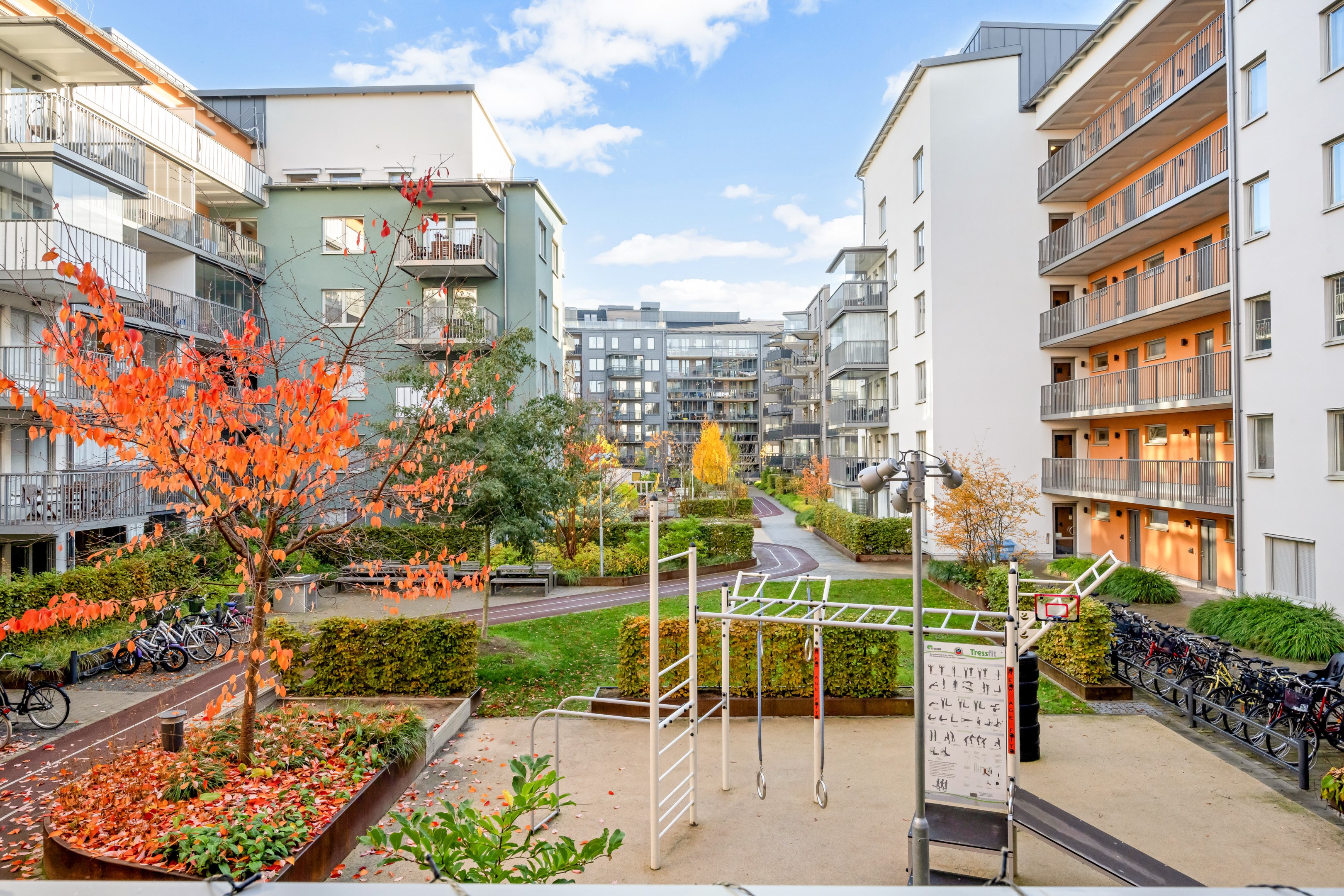 Bostadsbild från Orgelgatan 16, Kommande i Kapellgärdet, Uppsala