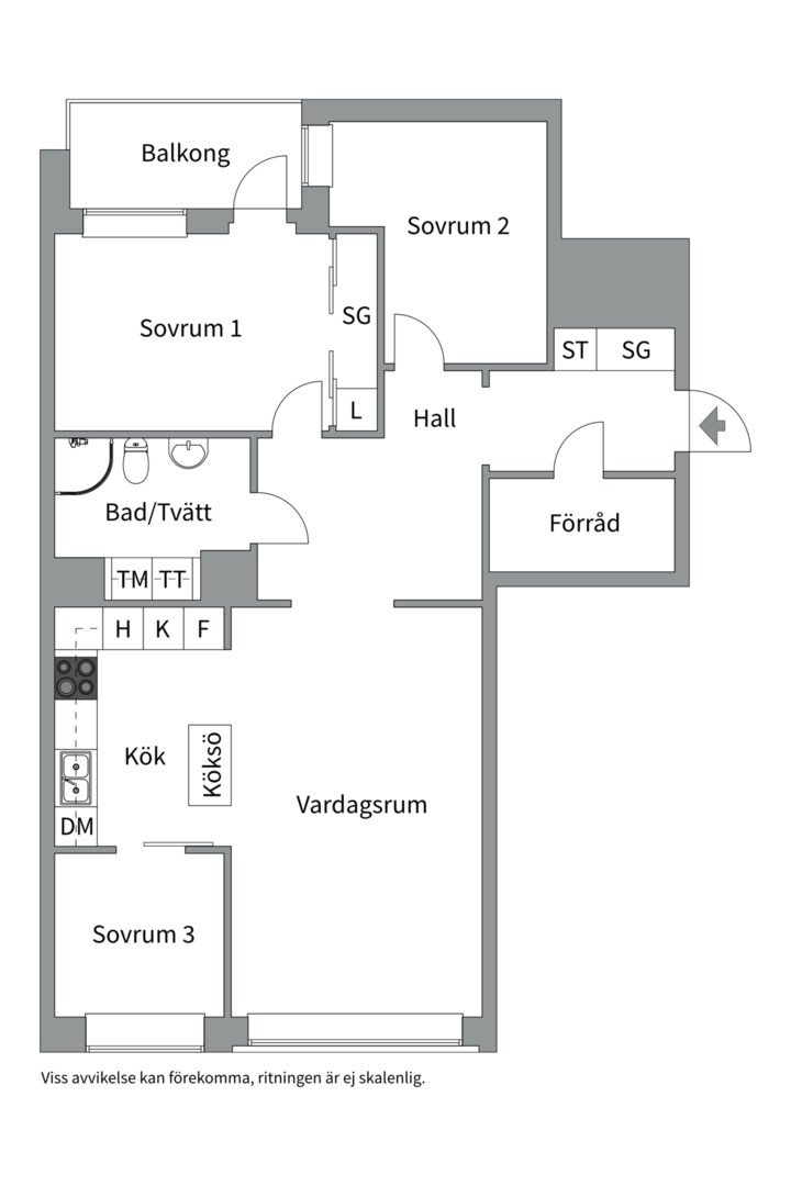 Planlösning från Lindhagensgatan 135, 4 tr, Såld i Kungsholmen - Hornsbergs Strand, Stockholm