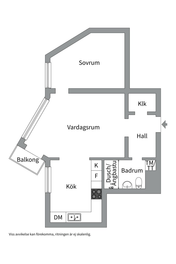 Planlösning från Västra Finnbodavägen 3, Såld i Saltsjöqvarn, Nacka