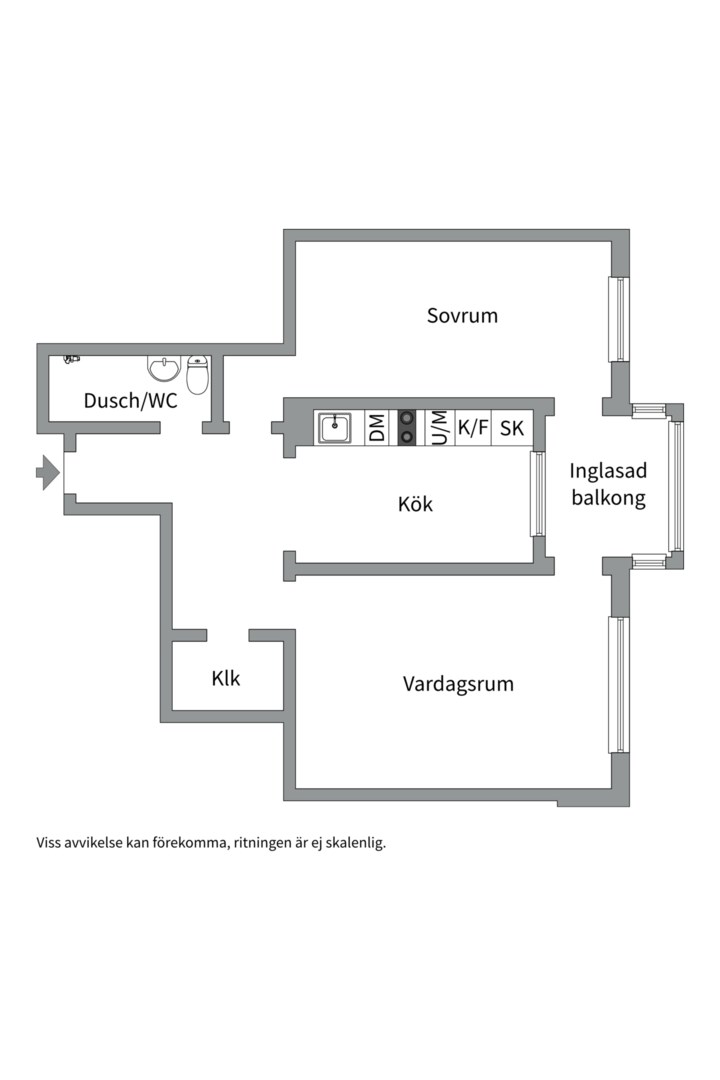 Planlösning från Tiundagatan 39, Till salu i Luthagen, Uppsala
