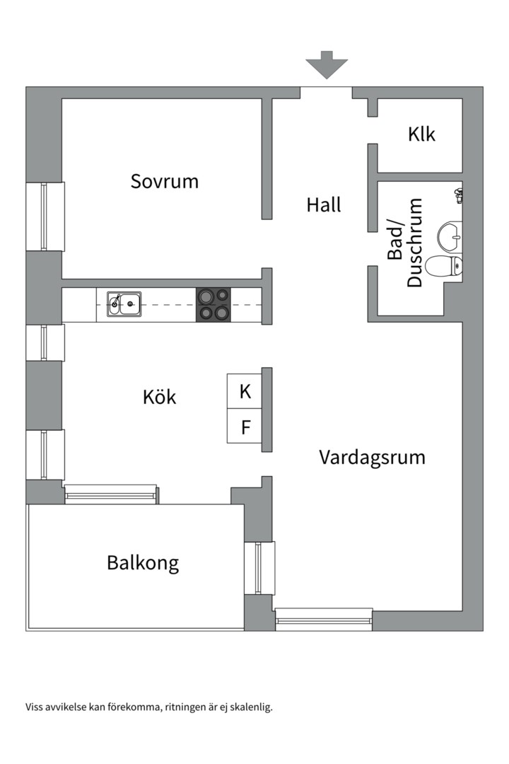 Planlösning från Solstrålevägen 147, Till salu i Storvreta, Uppsala