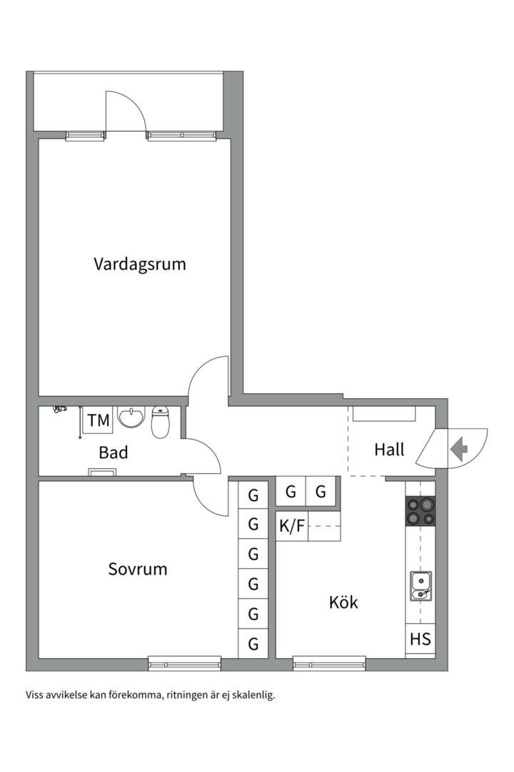 Planlösning från Meitens Väg 23, Kommande i Gustavsberg - Lugnet/Björnkärret, Värmdö