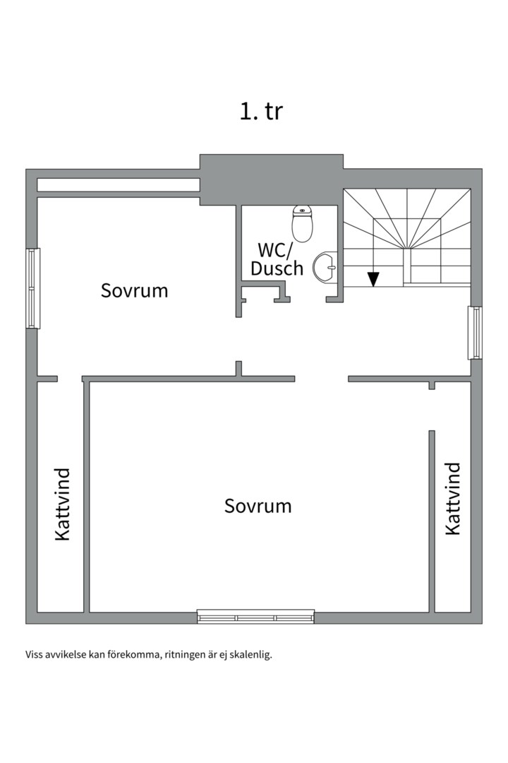 Planlösning från Björkgatan 27B, Snart till salu i Fålhagen, Uppsala
