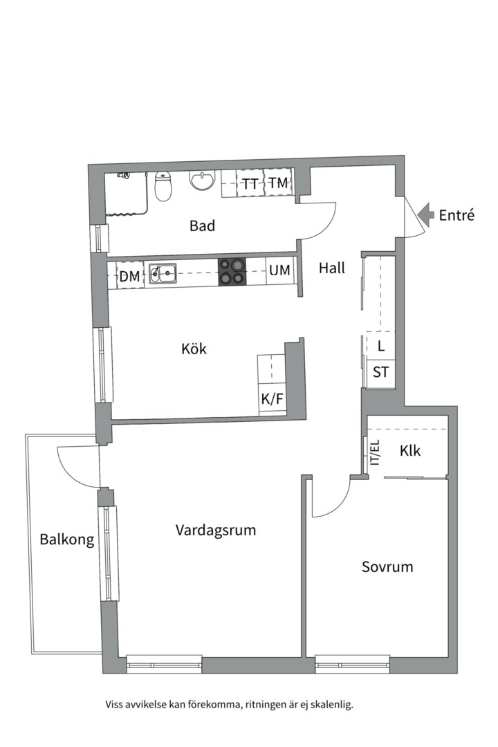 Planlösning från Mältargatan 7, Såld i Kungsängen, Uppsala