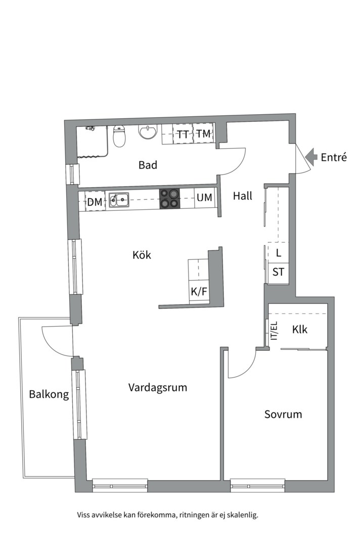 Planlösning från Mältargatan 7, Såld i Kungsängen, Uppsala