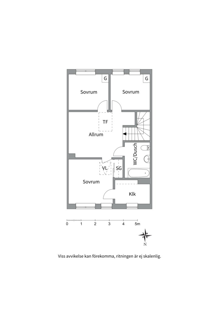 Planlösning från Boplatsringen 89D, Till salu i Älta, Nacka