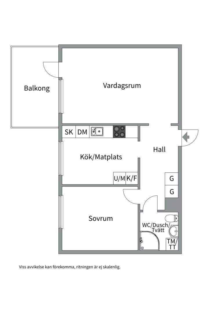 Bostadsbild från Gunnilbogatan 26A, Såld i Malmaberg, Västerås