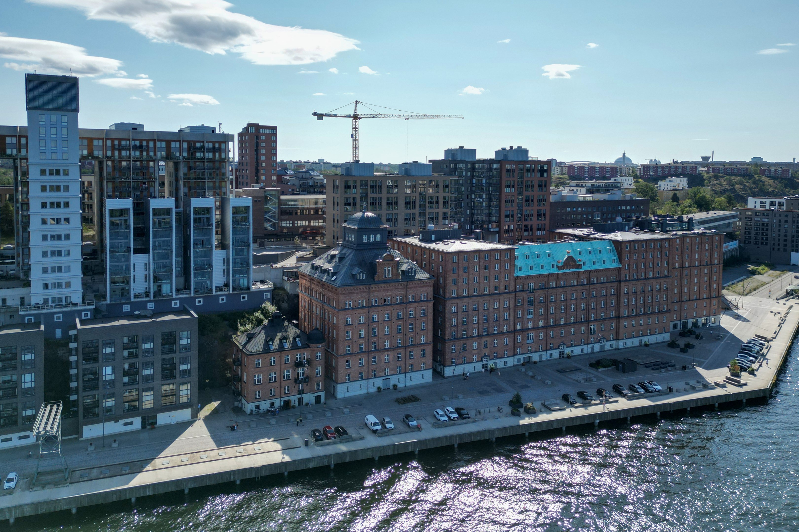 Bostadsbild från Mjölnarvägen 6A, Kommande i Kvarnholmen, Nacka