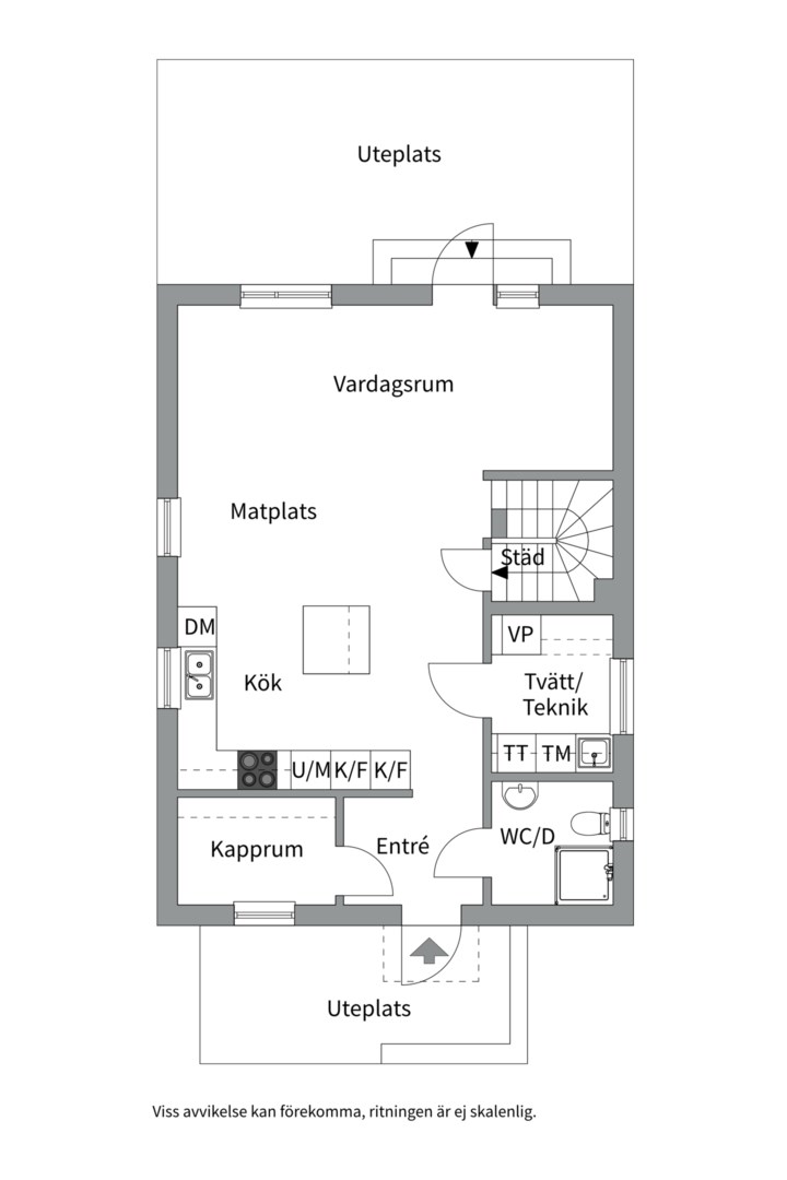 Planlösning från Idegransvägen 4, Till salu i Skölsta, Uppsala