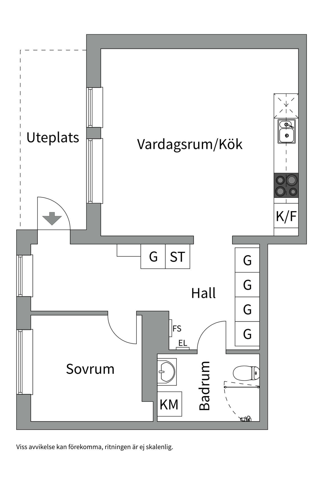 Bostadsbild från Torkelsgatan 27B, Snart till salu i Kvarngärdet, Uppsala