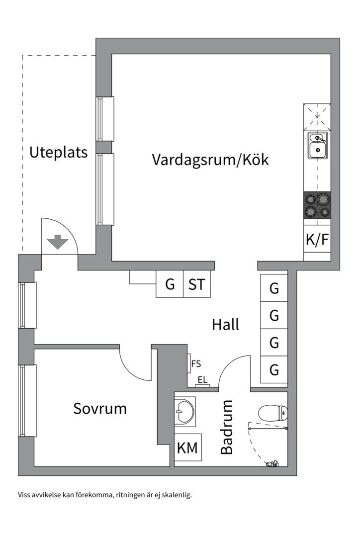 Bostadsbild från Torkelsgatan 27B, Snart till salu i Kvarngärdet, Uppsala