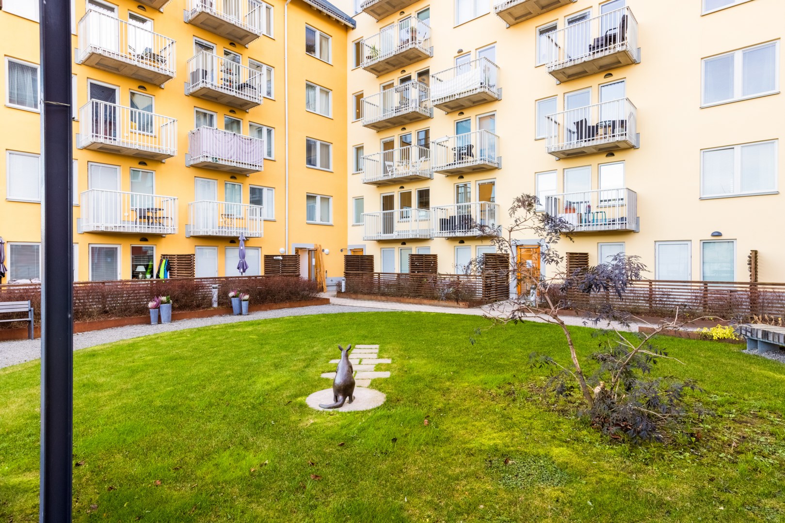 Bostadsbild från Råbyvägen 72, Kommande i Kapellgärdet, Uppsala